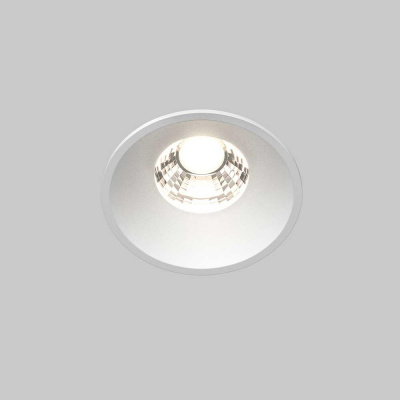 Встраиваемый светодиодный светильник Maytoni Round DL058-7W4K-W