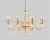 Подвесная люстра Crystal Lux Caetano SP-PL8 Amber