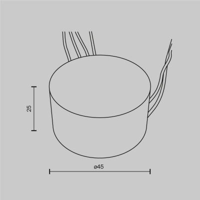 Блок питания Maytoni Technical Dali 23-40V 12W IP20 0,3A PSL-DL40-S-300mA