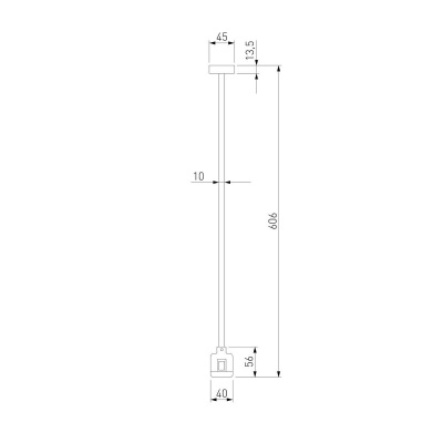 Декоративная стойка с коннектором Elektrostandard Esthetic Magnetic 85153/00 a065449