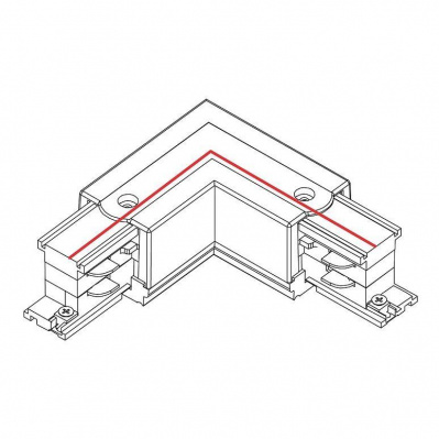 Коннектор L-образный правый Nowodvorski Ctls Power 8227