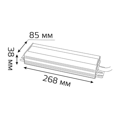 Блок питания Gauss 200W 24V IP66 202022400