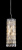 Подвесной светильник Crystal Lux Lirica SP3 Chrome/Gold-Transparent