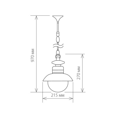 Уличный подвесной cветильник Elektrostandard Talli H GL 3002H черный a038483