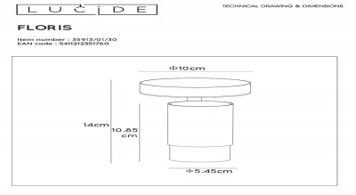 Спот Lucide Floris 35913/01/30