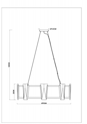 Подвесная люстра Arte Lamp Grato A4079LM-8CC