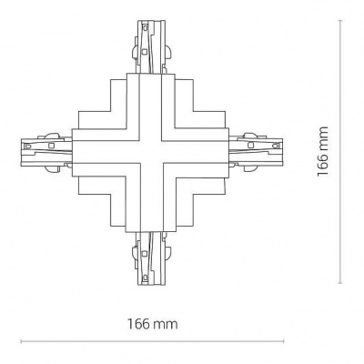 Коннектор X-образный Nowodvorski Ctls Power 8680