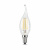 Лампа светодиодная диммируемая Gauss филаментная E14 5W 4100К прозрачная 104801205-D