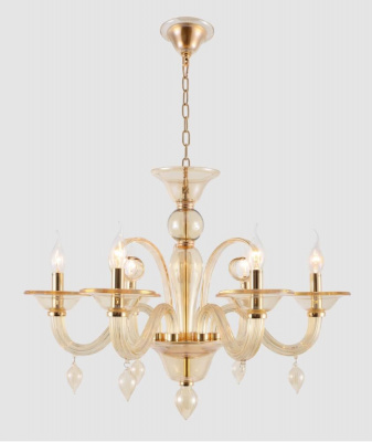 Подвесная люстра Crystal Lux Caetano SP-PL6 Amber