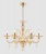 Подвесная люстра Crystal Lux Caetano SP-PL6 Amber