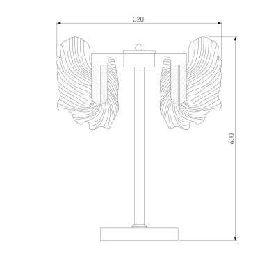 Настольная лампа Bogates Farfalla 80509/1