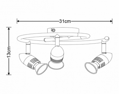 Светодиодный спот Lucide Caro-Led 13955/14/03