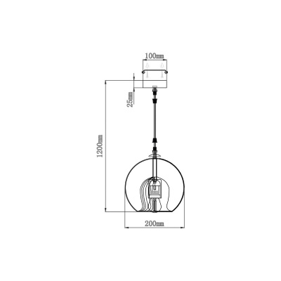 Подвесной светильник Vele Luce Bello VL5504P01