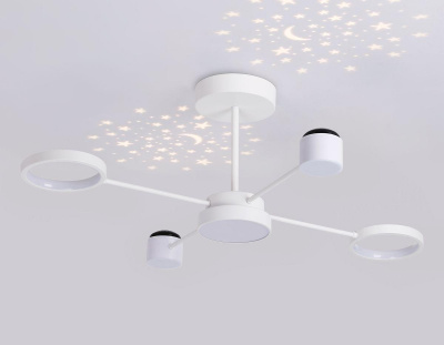 Потолочная светодиодная люстра Ambrella light Comfort LineTech FL51631