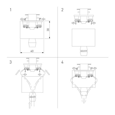 Адаптер Elektrostandard TRLM-1-BK a051728