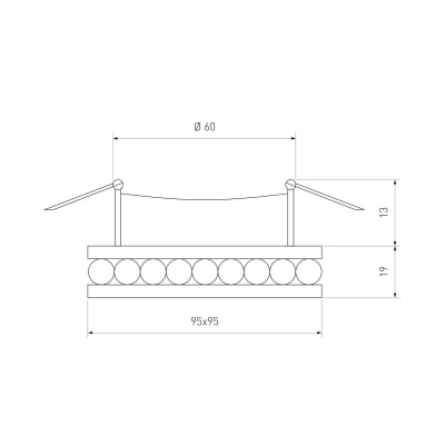 Встраиваемый светильник Elektrostandard Annuli 8391 MR16 a049338