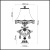 Настольная лампа Odeon Light Safira Hall 2802/1T Настольная лампа Odeon Light Safira Hall 2802/1T