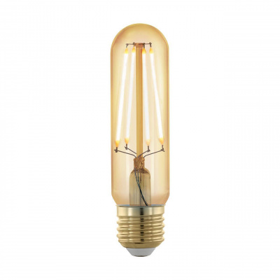 Лампа светодиодная филаментная диммируемая Eglo E27 4W 1700К золотая 11697