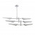 Подвесная люстра Crystal Lux Rafael SP6 Chrome