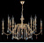 Подвесная люстра Crystal Lux MERCEDES SP6+6 GOLD/COLOR Подвесная люстра Crystal Lux MERCEDES SP6+6 GOLD/COLOR