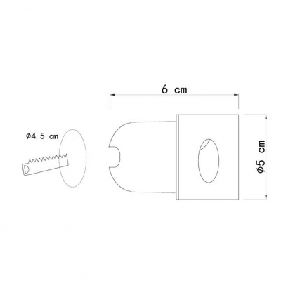 Уличный светодиодный светильник Arte Lamp Piazza A3402IN-1WH