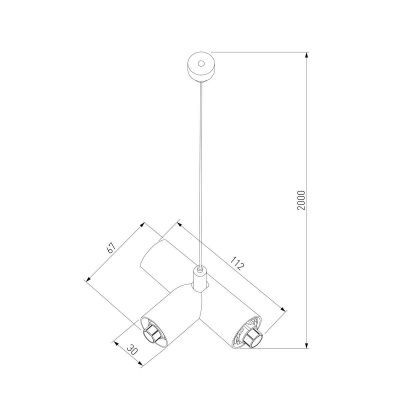 Подвесной комплект с питанием Elektrostandard Module System 85189/00 a066186