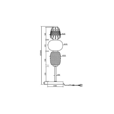 Настольная лампа Maytoni Pattern MOD267TL-L28G3K