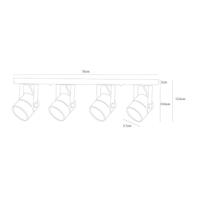 Потолочный светильник Arte Lamp A1311PL-4WH