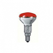 Лампа накаливания рефлекторная R50 Е14 25W красная 20121 фото