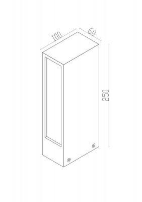 Уличный светодиодный светильник Maytoni Hof O422FL-L6GF