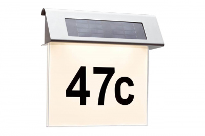 Светильник на солнечных батареях Paulmann House Number 93765