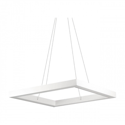 Подвесной светодиодный светильник Ideal Lux Oracle D50 Square Bianco 245669