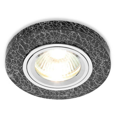 Встраиваемый светильник Ambrella light Mirror D0226 BK/CH