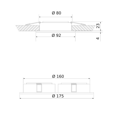 Встраиваемый светильник Elektrostandard 1081/2 MR16 белый a047717