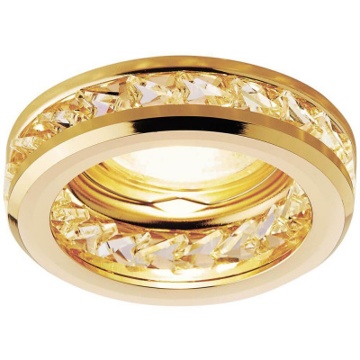 Встраиваемый светильник Ambrella light Crystal K105 CL/G