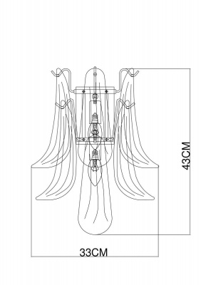 Бра Arte Lamp Maya A4072AP-2GO