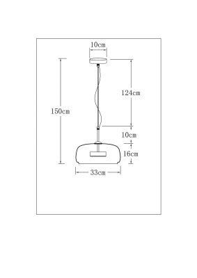 Подвесной светодиодный светильник Arte Lamp Padova A2404SP-33AM