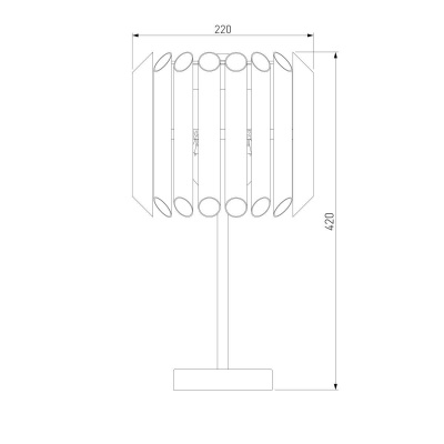 Настольная лампа Bogates Castellie 01107/3