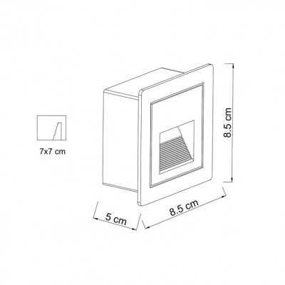 Уличный светодиодный светильник Arte Lamp Piazza A7325IN-1BK