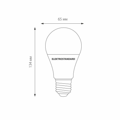 Лампа светодиодная Elektrostandard E27 17W 6500K матовая 4690389055249