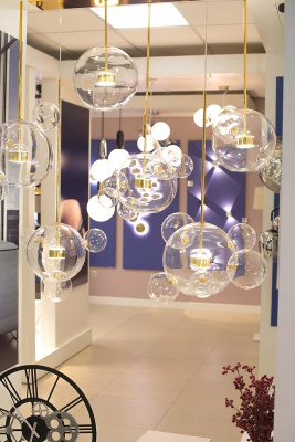 Подвесной светодиодный светильник Odeon Light L-vision Bubbles 4640/12LB