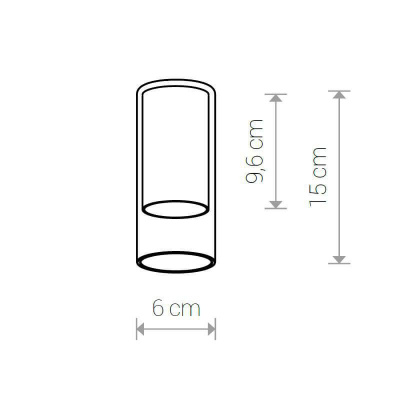 Плафон Nowodvorski Cameleon Cylinder S 8545