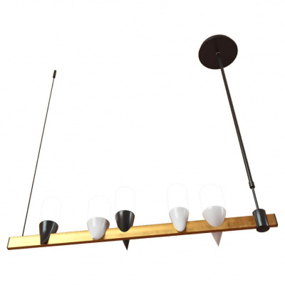 Подвесная светодиодная люстра Loft IT Whisper 1028-5BL