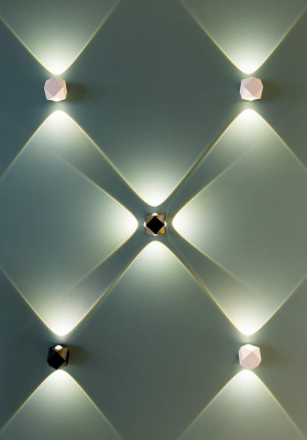 Уличный настенный светодиодный светильник Odeon Light Diamanta 4218/4WL
