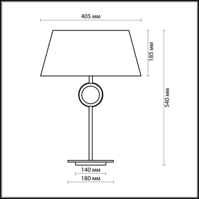 Настольная лампа Odeon Light Hotel 2195/1T