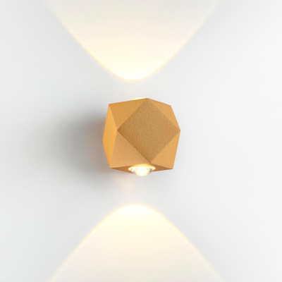 Уличный настенный светодиодный светильник Odeon Light Hightech Diamanta 4220/4WL