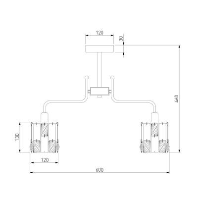 Потолочная люстра Eurosvet 10101/5 хром/прозрачный хрусталь Strotskis