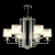 Подвесная люстра Crystal Lux Nicolas SP-PL6 Nickel/White Подвесная люстра Crystal Lux Nicolas SP-PL6 Nickel/White