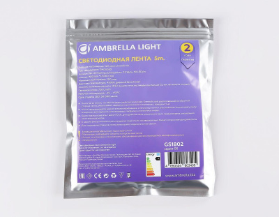 Светодиодная лента Ambrella Light 7,2W/m 30LED/m 5050SMD дневной белый 5M GS1802