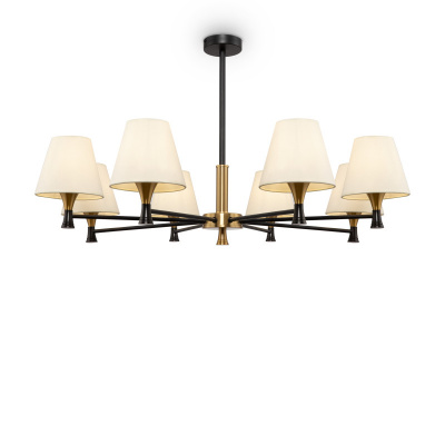 Люстра на штанге Freya FR5098PL-08BBS